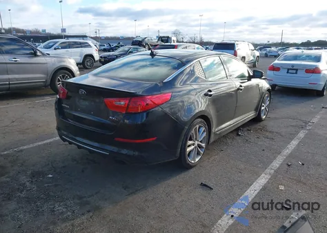 2015 Kia Optima Sxl Turbo из США, поврежденный, VIN 5XXGR4A66FG409660